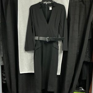 VenusElegant Black Long Sleeve Dress NWOT